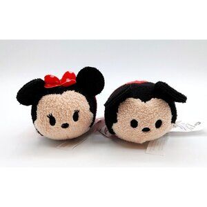 Disney Mickey Minnie Mouse  Tsum Tsum Kids Plush Toy Stuffed Animal 3.5"